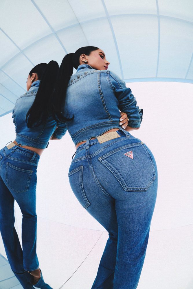 Becky G Thick Ass Guess B Jeans Campaign Low Rise