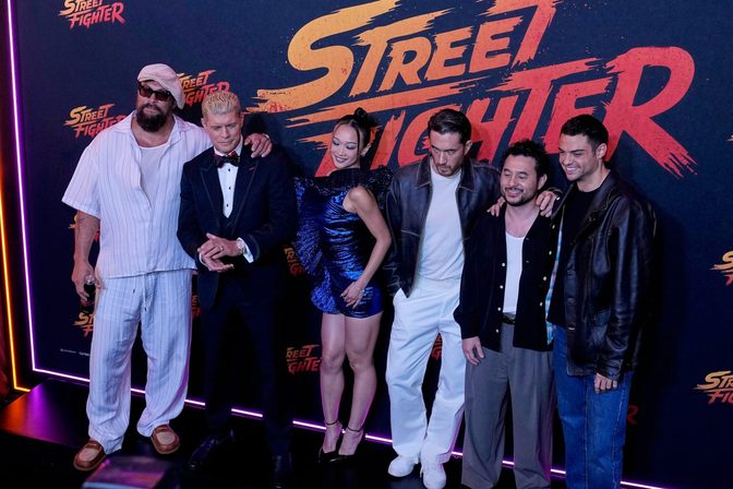 Callina Liang Braless Sheer Dress Street Fighter Red Carpet