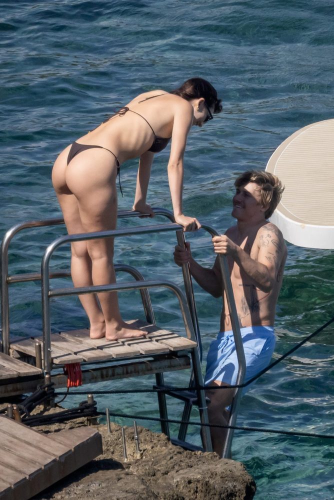 Camila Morrone Thong Bikini Ass Porto Ercole Beach