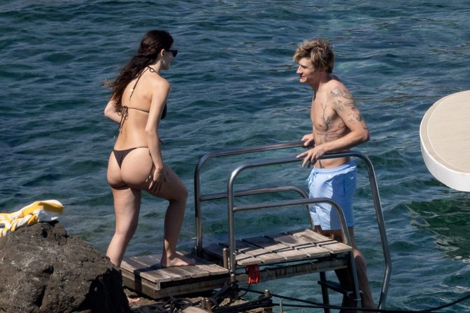 Camila Morrone Thong Bikini Ass Porto Ercole Beach