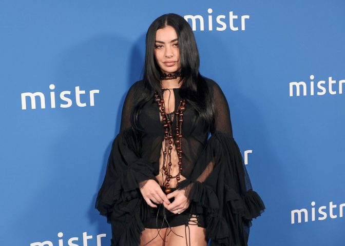 Charli Xcx Sheer Black Mesh Lace Up Shorts Abbey Prep Day Hollywood