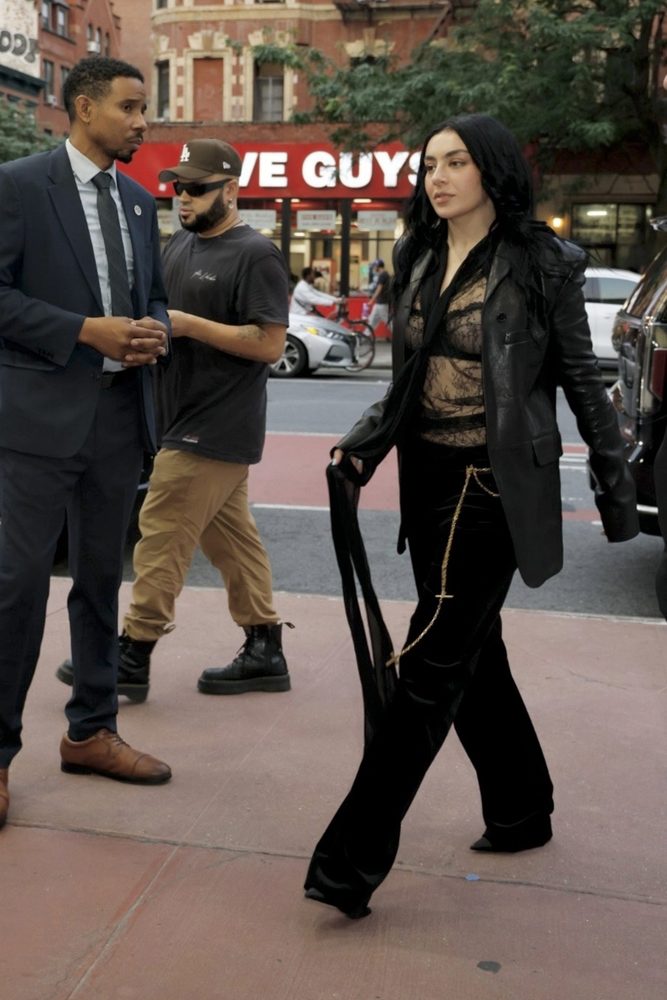 Charli Xcx Sheer Lace Top Showing Breasts Metrograph