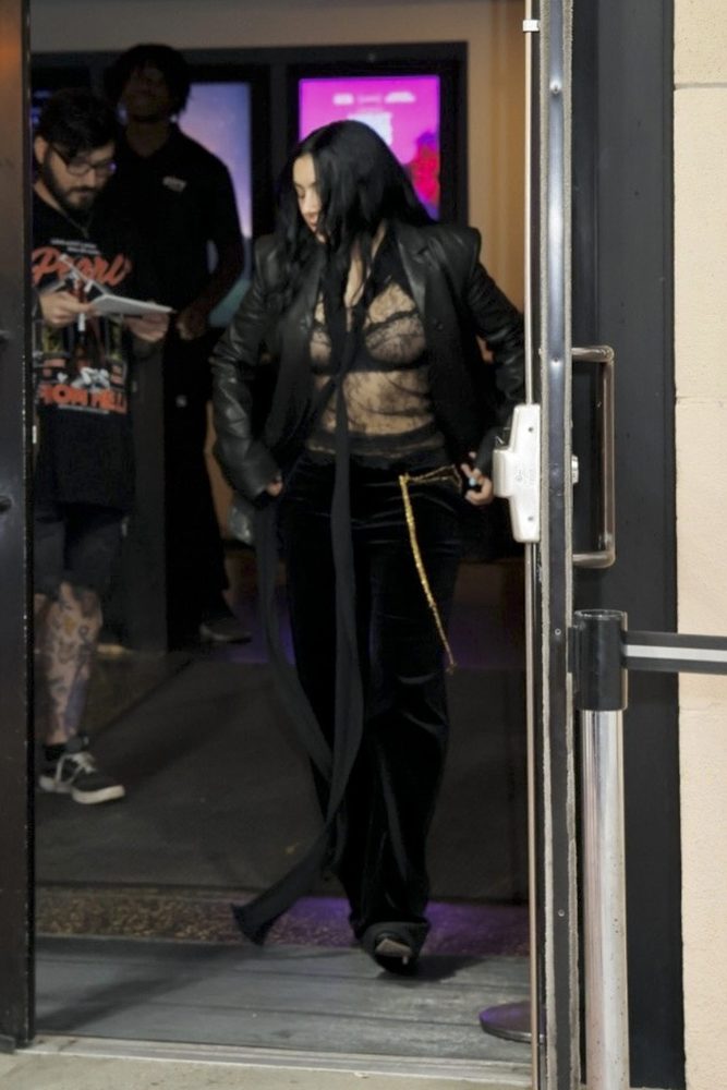 Charli Xcx Sheer Lace Top Showing Breasts Metrograph 016