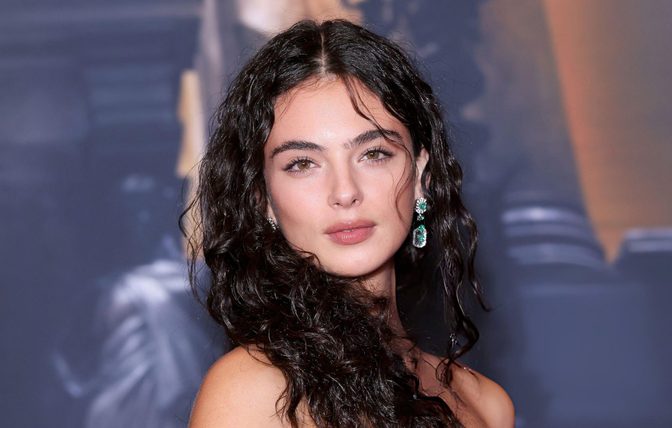 Deva Cassel Sage Satin Dior Gown Phantom Premiere Paris