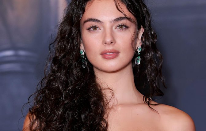 Deva Cassel Sage Satin Dior Gown Phantom Premiere Paris