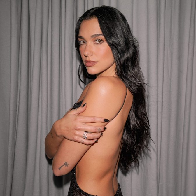 Dua Lipa Braless See Through Dress Shakira Madrid