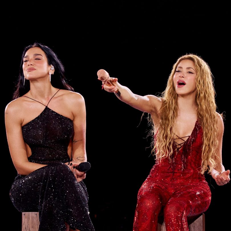 Dua Lipa Braless See Through Dress Shakira Madrid