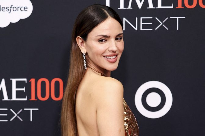 Eiza Gonzalez Open Back Monse Sequin Dress Time100 Next Gala