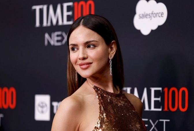 Eiza Gonzalez Open Back Monse Sequin Dress Time100 Next Gala