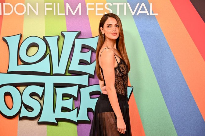 Eiza Gonzalez Sheer Tulle Dress Round Booty Red Carpet London