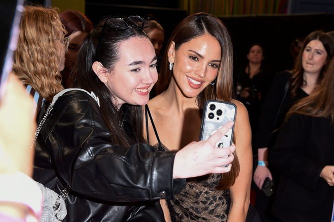 Eiza Gonzalez Sheer Tulle Dress Round Booty Red Carpet London