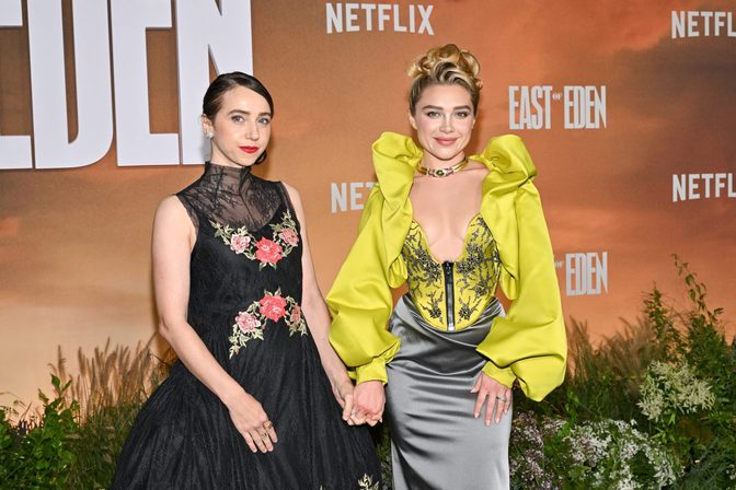 Florence Pugh Plunging Corset East Of Eden Premiere