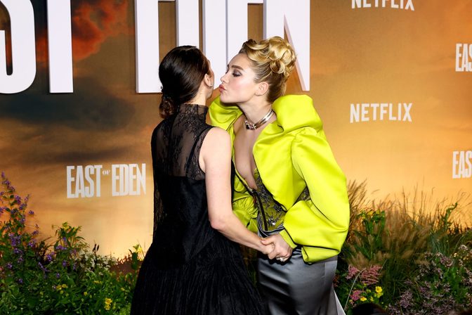 Florence Pugh Plunging Corset East Of Eden Premiere