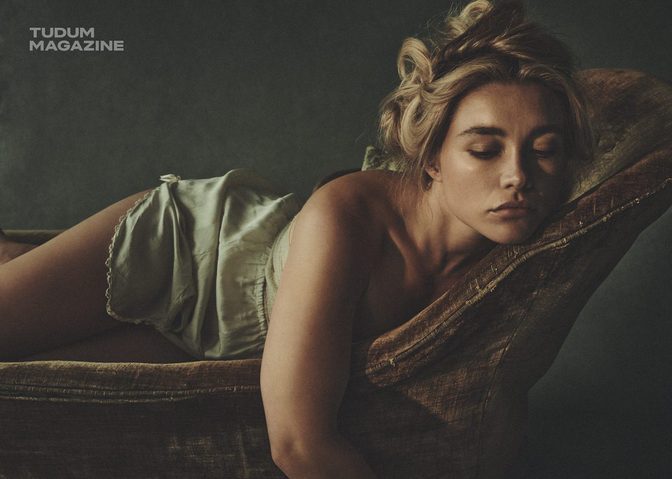 Florence Pugh Tudum Magazine Sexy Shoot