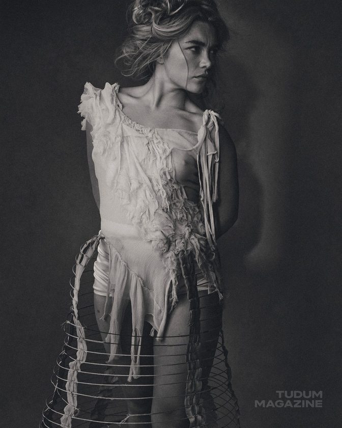 Florence Pugh Tudum Magazine Sexy Shoot