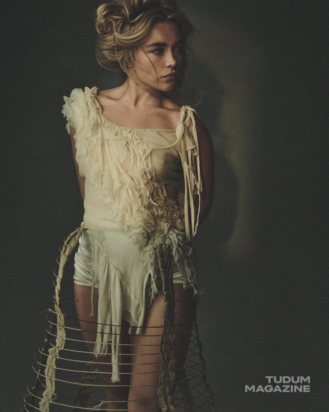 Florence Pugh Tudum Magazine Sexy Shoot