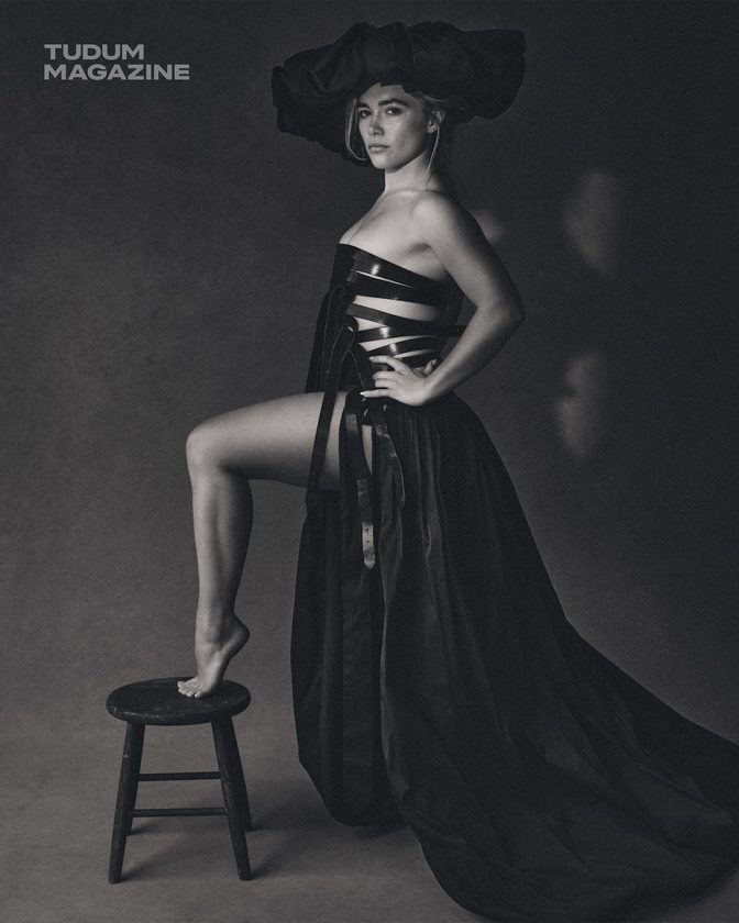 Florence Pugh Tudum Magazine Sexy Shoot