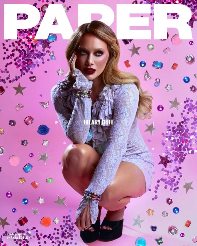 Hilary Duff Paper Magazine October Editorial Fashion Photos