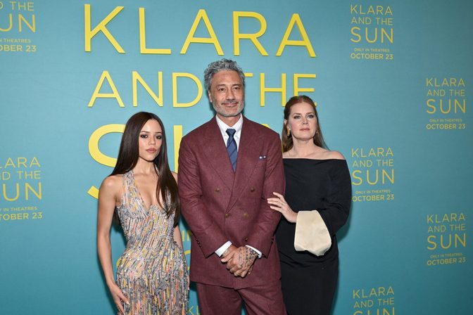 Jenna Ortega Steel Fringe Dress Deep Cleavage Klara Screening