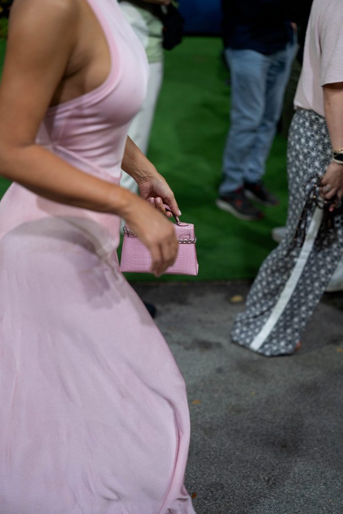 Kim Kardashian See Through Pink Dress Ass Curves F1 Paddock