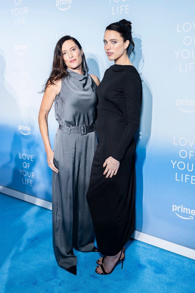 Margaret Qualley Braless Backless Dress Love Of Your Life Screening
