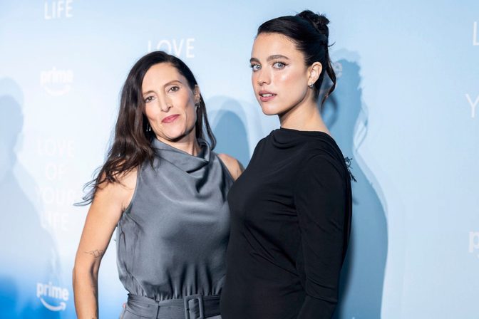 Margaret Qualley Braless Backless Dress Love Of Your Life Screening