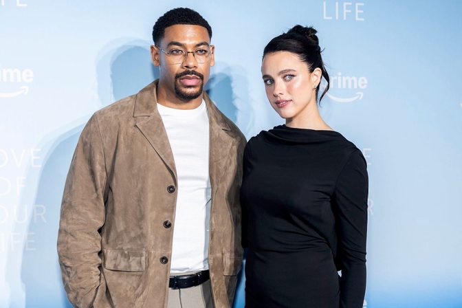 Margaret Qualley Braless Backless Dress Love Of Your Life Screening