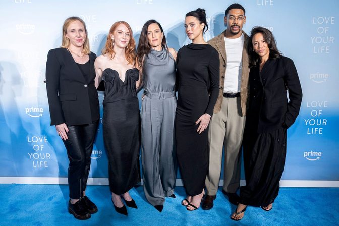 Margaret Qualley Braless Backless Dress Love Of Your Life Screening