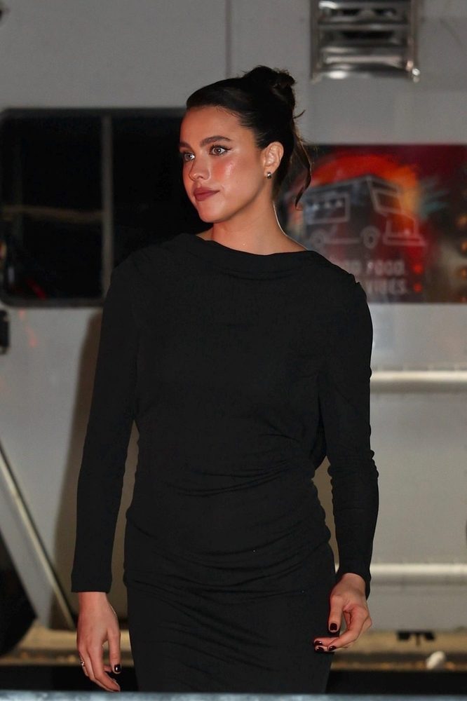 Margaret Qualley Braless Backless Dress Love Of Your Life Screening