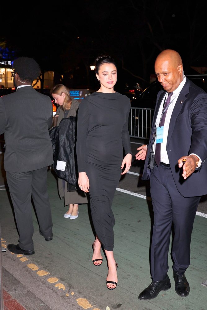 Margaret Qualley Braless Backless Dress Love Of Your Life Screening