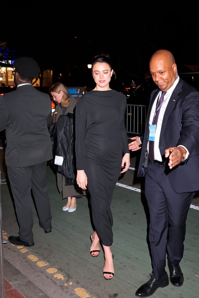 Margaret Qualley Braless Backless Dress Love Of Your Life Screening