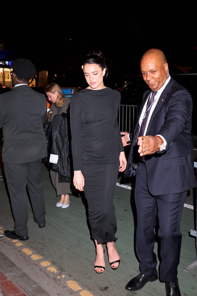 Margaret Qualley Braless Backless Dress Love Of Your Life Screening