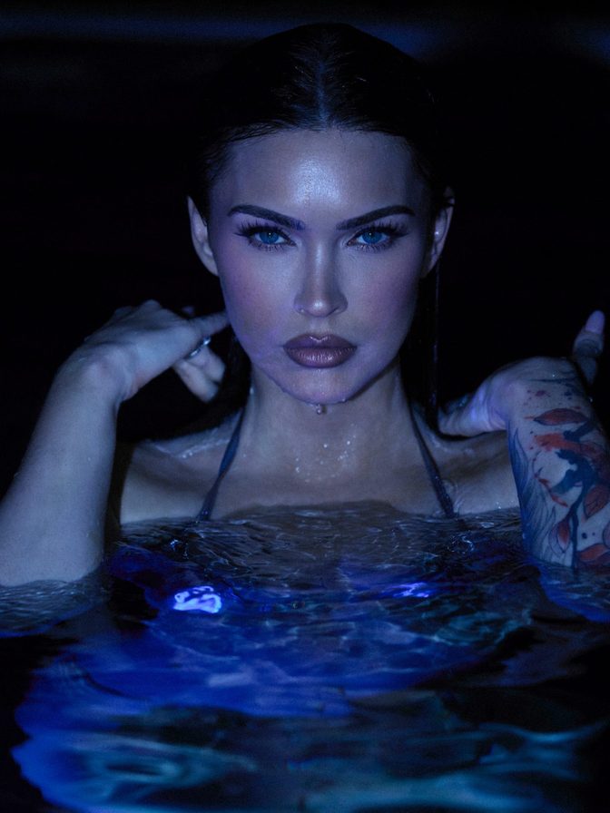 Megan Fox Big Ass Thong Boobs Blue Pool Cibelle Levi
