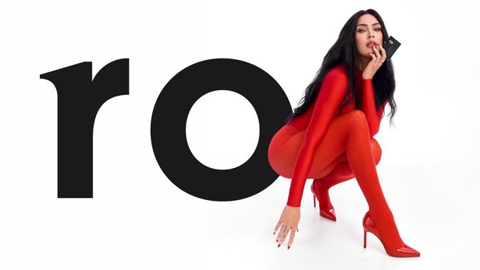 Megan Fox Red Catsuit Ro Sparks Campaign