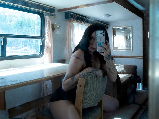 Noah Cyrus Big Ass Tight Black Bodysuit Trailer