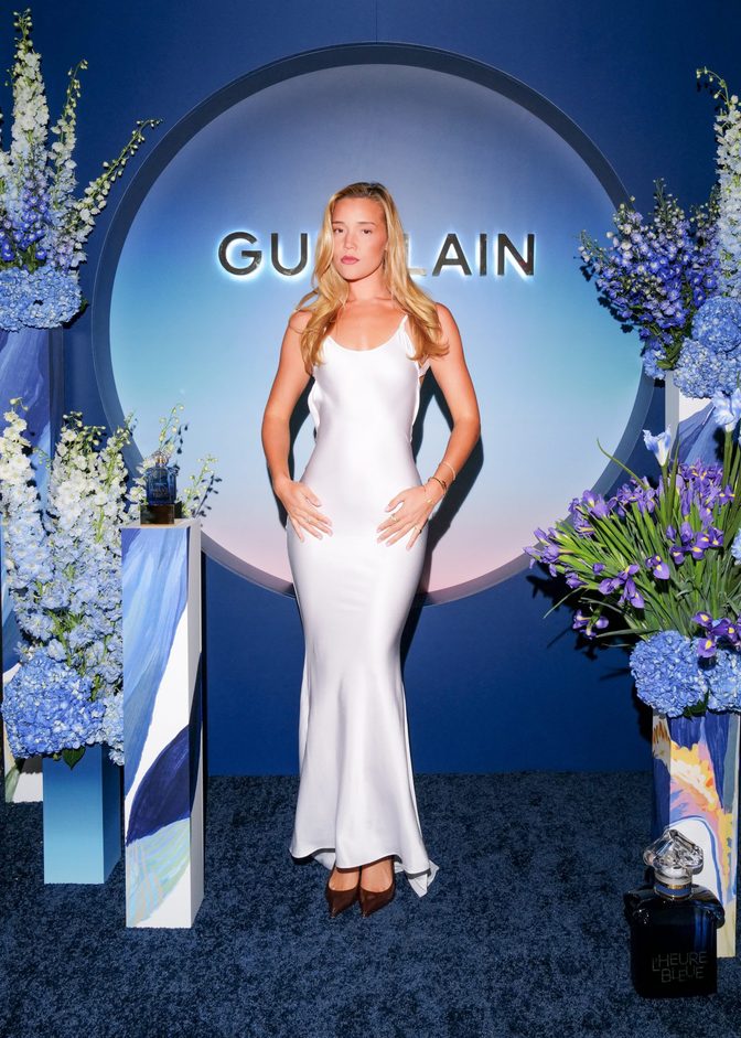Olivia Ponton White Satin Slip Guerlain Curves