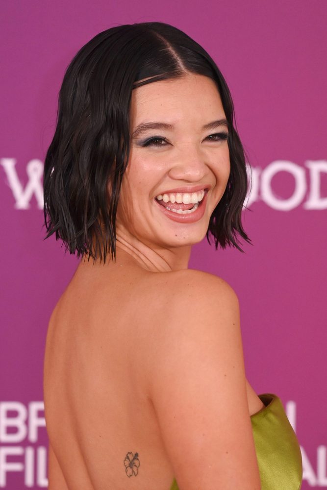 Peyton Elizabeth Lee Backless Satin Dress Wildwood Premiere