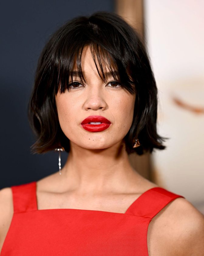 Peyton Elizabeth Lee Red Crop Top Midriff Wildwood Premiere