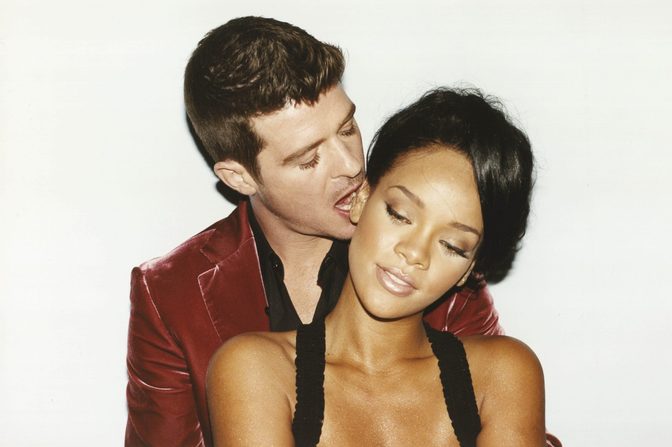 Rihanna Sexy Cleavage Thick Thighs Gq Shoot