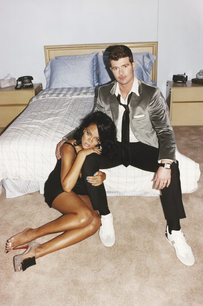 Rihanna Sexy Cleavage Thick Thighs Gq Shoot
