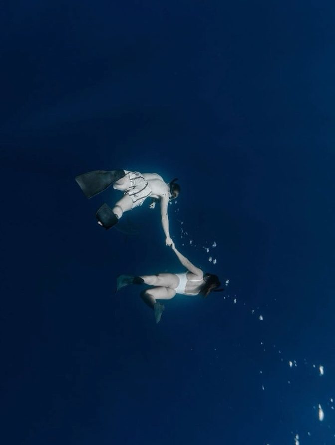 Sofie Dossi Ass Wet White Swimsuit Underwater