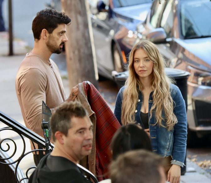 Sydney Sweeney Cleavage Denim Jacket Housemaid Secret Set