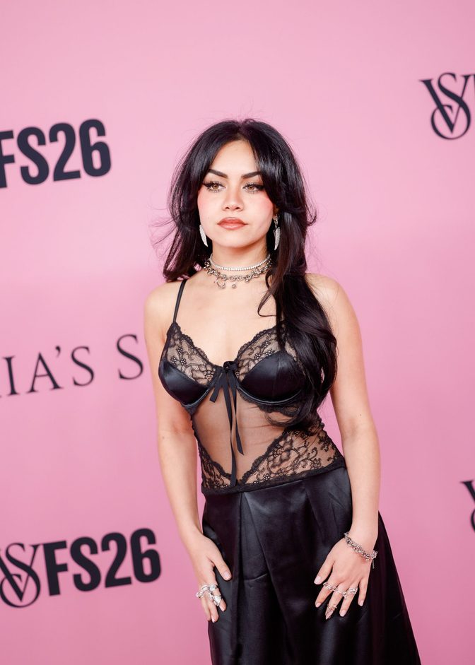 Tara Yummy Black Lace Sheer Mesh Vs Fashion Show