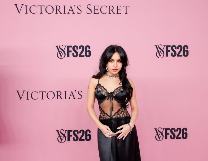 Tara Yummy Black Lace Sheer Mesh Vs Fashion Show