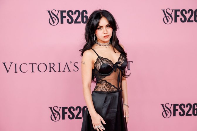 Tara Yummy Black Lace Sheer Mesh Vs Fashion Show