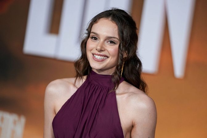 Zoe Phillips Magenta Halter Gown East Of Eden Premiere