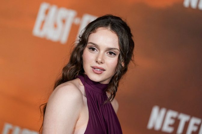 Zoe Phillips Magenta Halter Gown East Of Eden Premiere