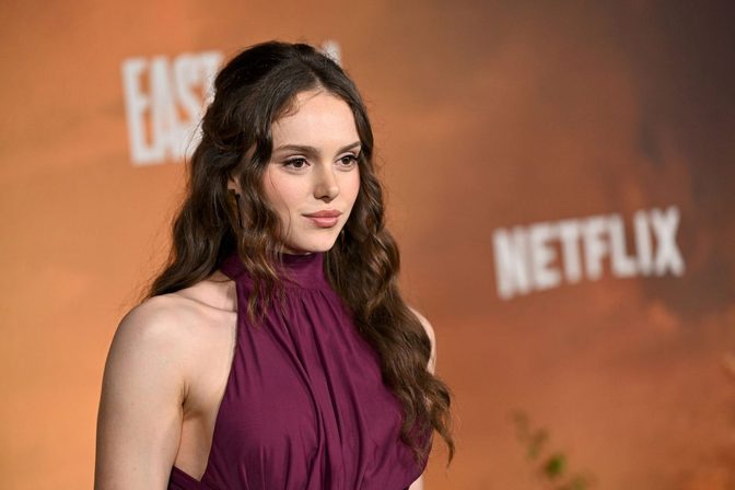Zoe Phillips Magenta Halter Gown East Of Eden Premiere